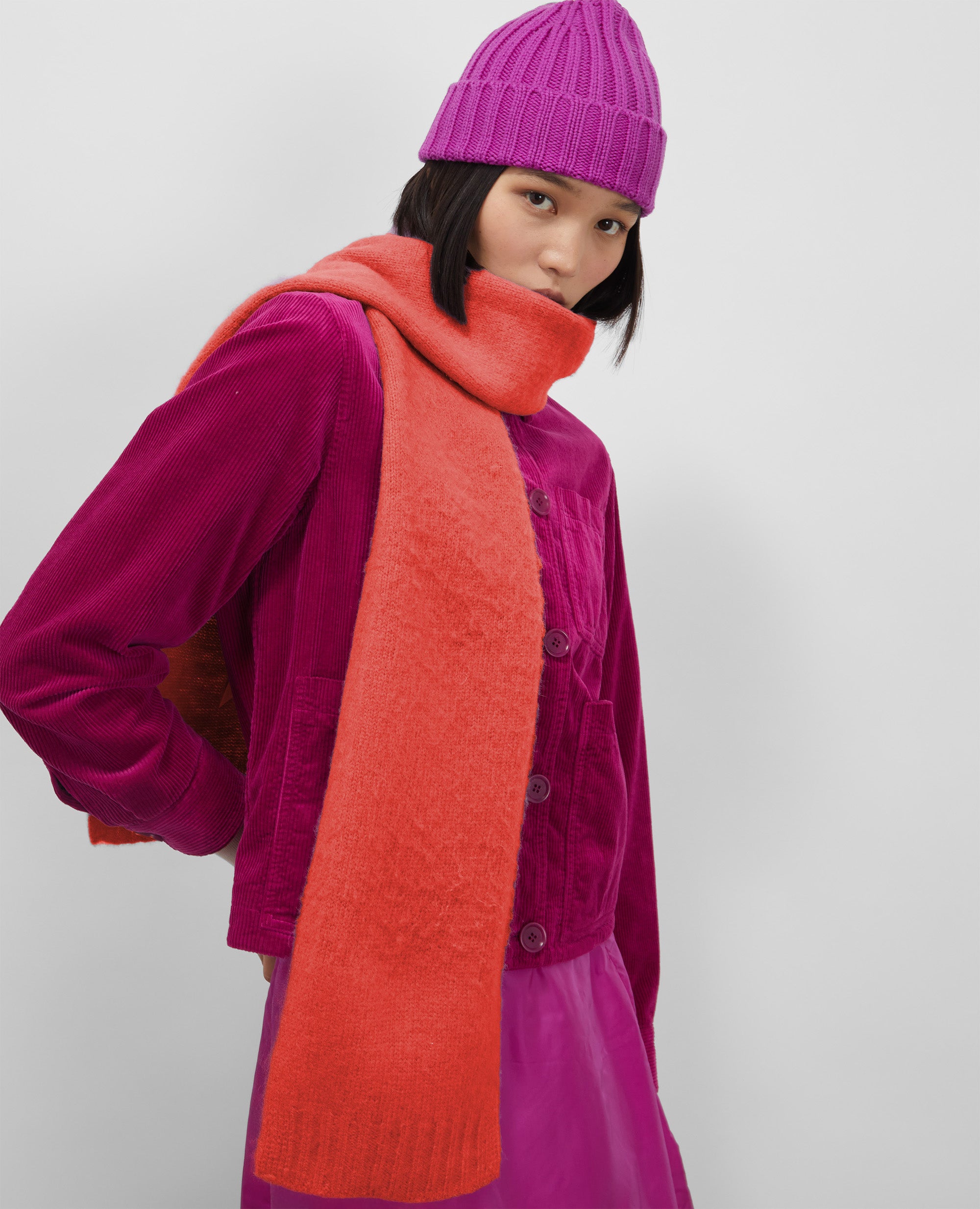 SCIARPA MOD.1E05(W+M-ARANCIONE-ORANGE-ARANCIONE-ARANCIONE-ARANCIONE