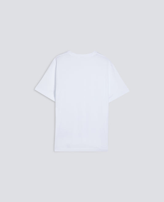 T-SHIRT IN JERSEY DI COTONE-BIANCO-WHITE-BLANCO-WEISS-BLANC
