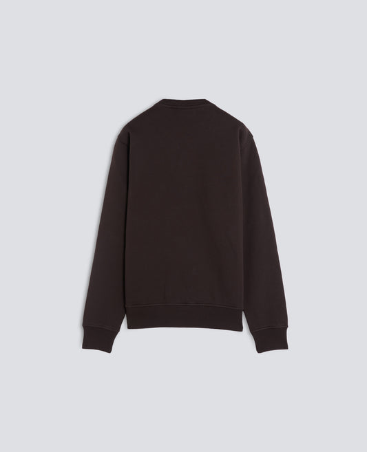 FELPA GARZATA-MARRONE-BROWN-MARR¢N-BRAUN-MARRON