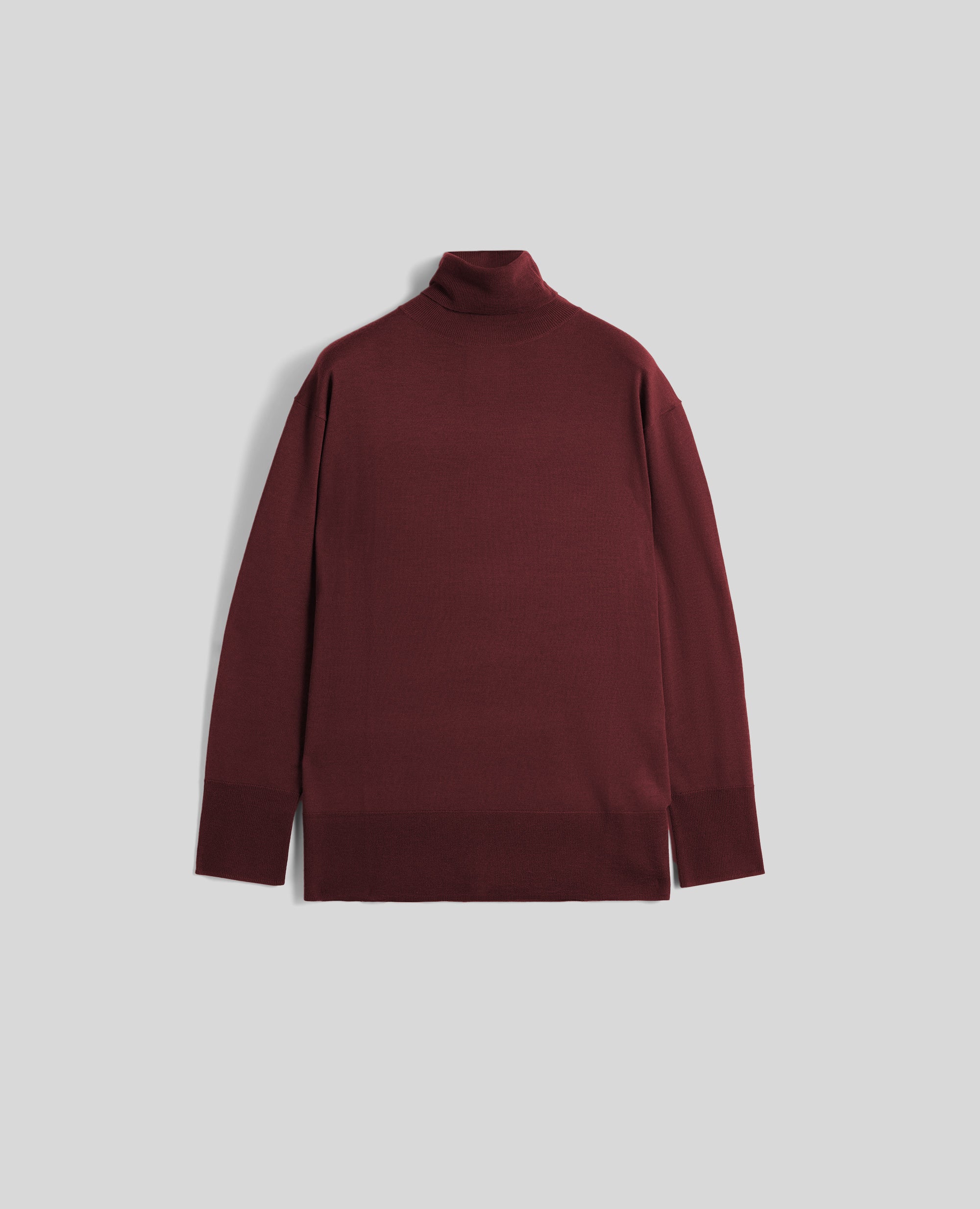 MAGLIA DOLCEVITA IN LANA MERINO-VIOLA-PURPLE-MORADO-VIOLETT-VIOLET