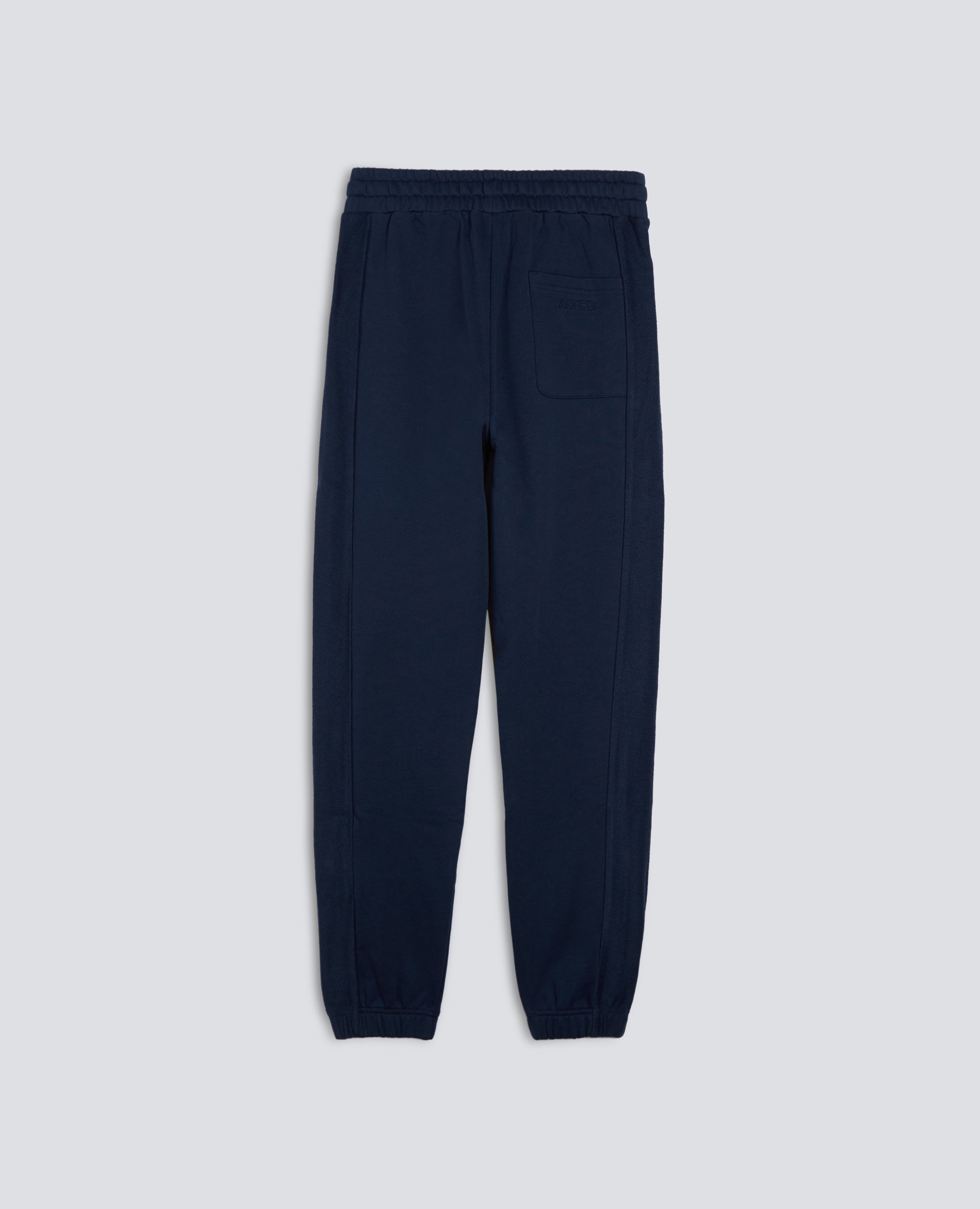 PANTALONE JOGGER IN FELPA CON COULISSE-NAVY-NAVY-AZUL MARINO-NAVY-NAVY