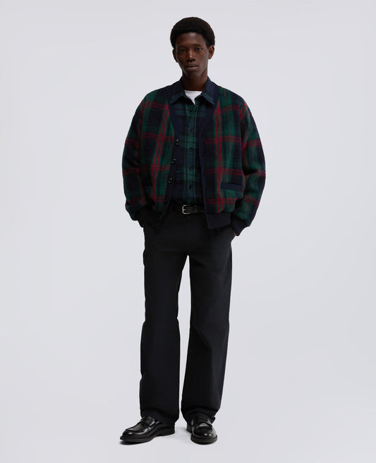 CAMICIA UTILITY IN TWILL DI COTONE-CHECK NAVY-CHECK NAVY-CHECK NAVY-CHECK NAVY-CHECK NAVY