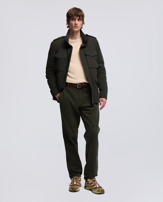 MINI FIELD JACKET COT IN TELA DI MISTO COTONE-VERDONE-DARK GREEN-VERDER¢N-DUNKELGRUN-VERT FONCE