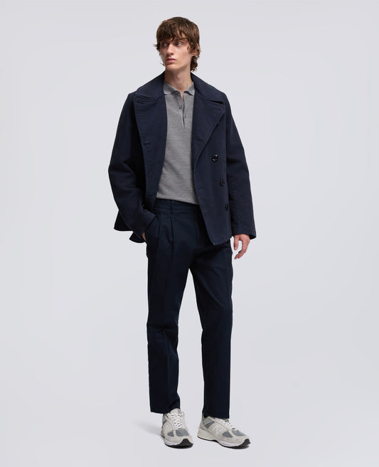 CAPPOTTO DUVALL IN FUSTAGNO DI COTONE-NAVY-NAVY-AZUL MARINO-NAVY-NAVY