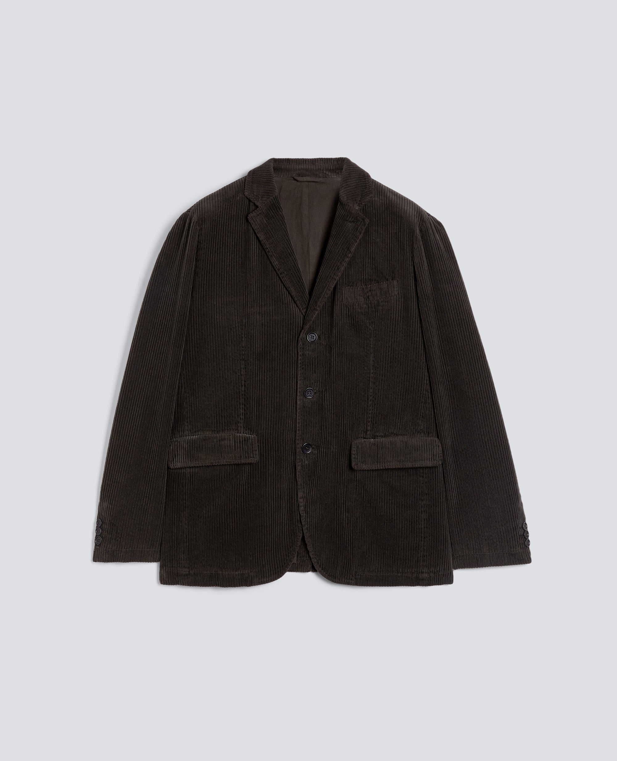GIACCA KUKI IN VELLUTO A COSTE-MARRONE-BROWN-MARR¢N-BRAUN-MARRON