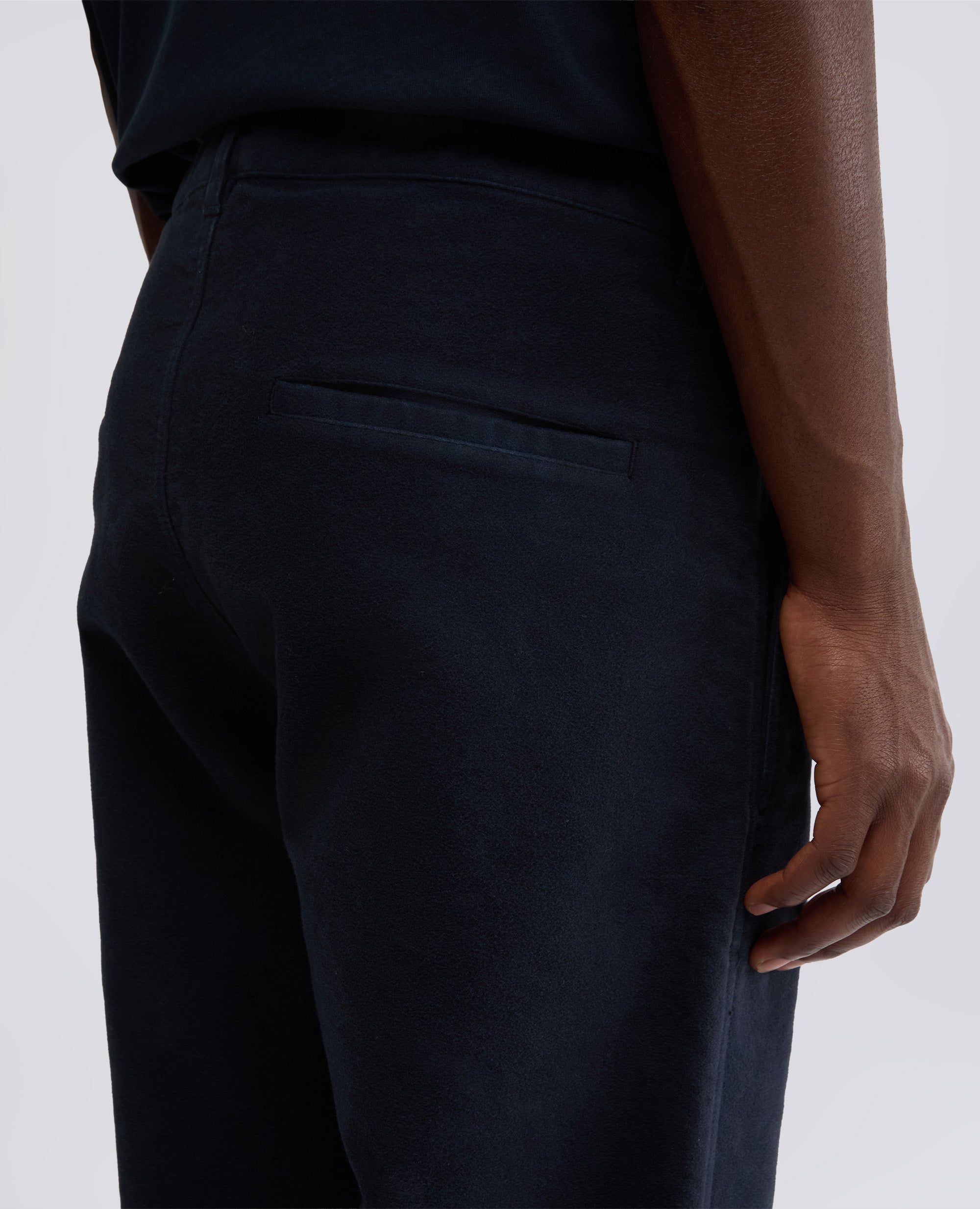 PANTALONE CHINO FUNZIONALE IN VELLUTO-NAVY-NAVY-AZUL MARINO-NAVY-NAVY
