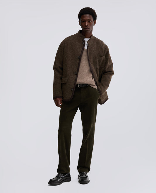 PANTALONE NEW HERMAN IN VELLUTO-MILITARE-MILITARY-MILITAR-MILITAR-MILITAIRE
