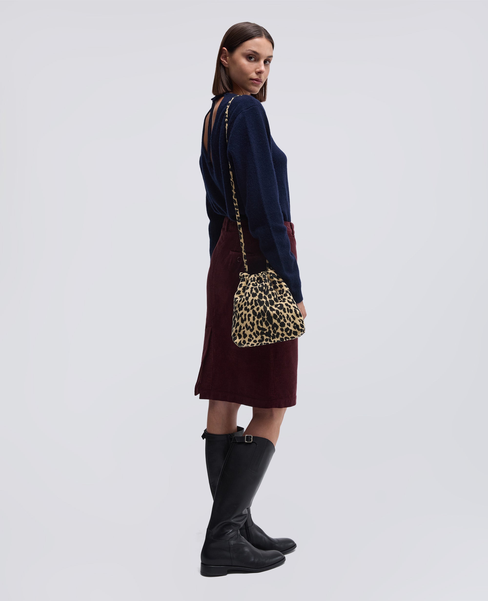 BORSA A SACCHETTO CON TRACOLLA-MACULATO-MACULATO-MACULATO-MACULATO-MACULATO