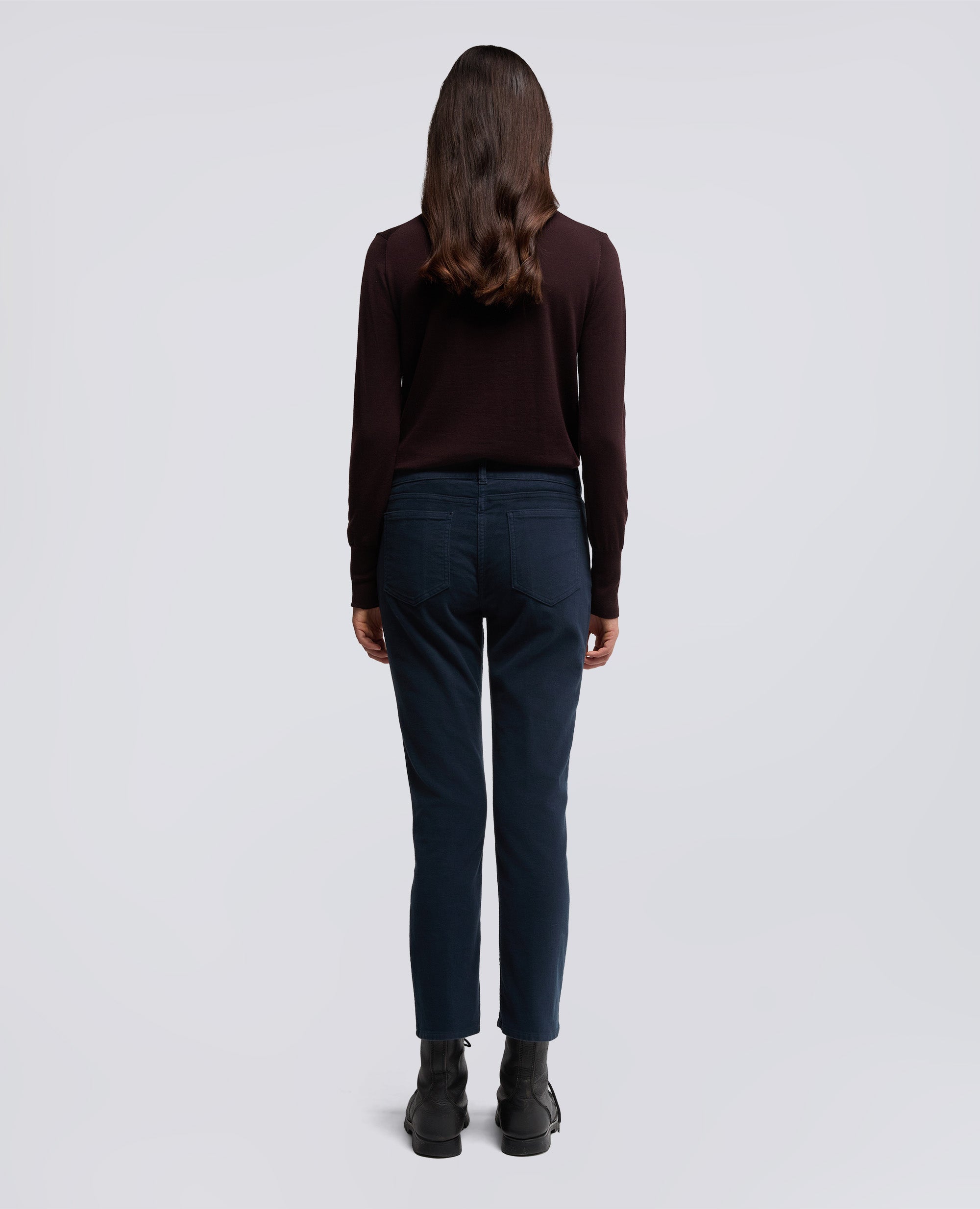 PANTALONE IN FUSTAGNO STRETCH-NAVY-NAVY-AZUL MARINO-NAVY-NAVY