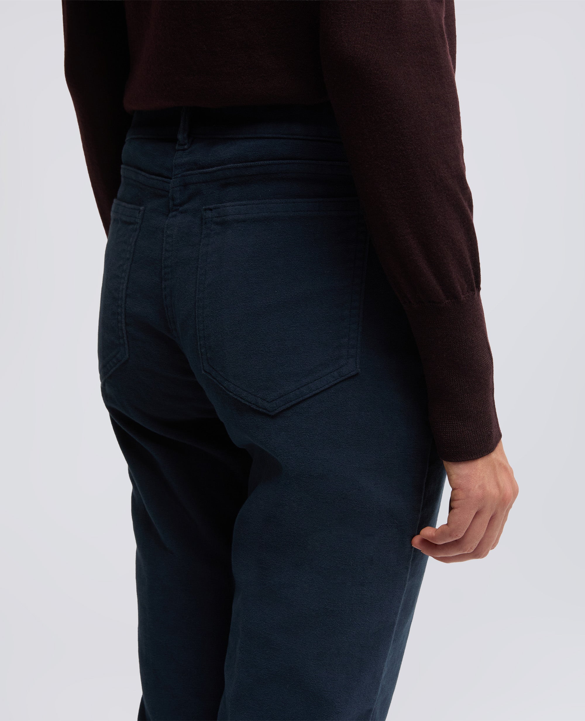 PANTALONE IN FUSTAGNO STRETCH-NAVY-NAVY-AZUL MARINO-NAVY-NAVY