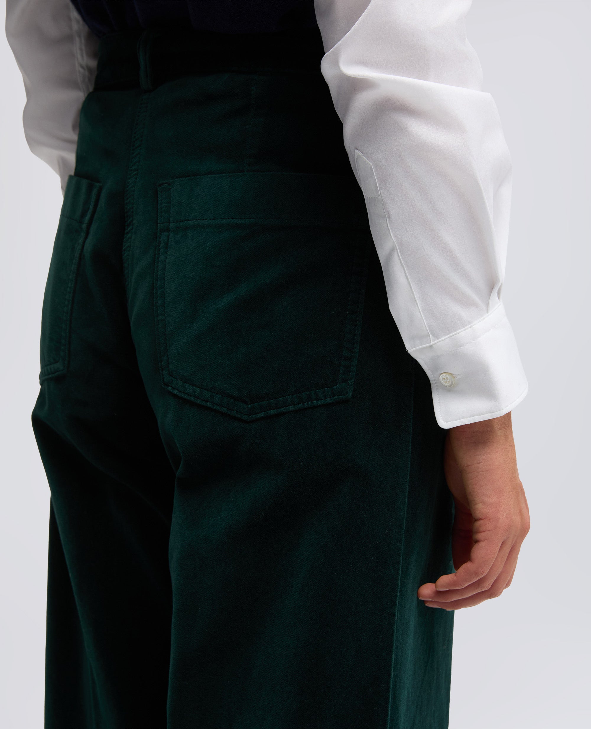 PANTALONE MOD.0156-VERDE INGLESE-BRITISH RACING GREEN-VERDE INGLES-ENGLISCHES GRUN-VERT ANGLAIS