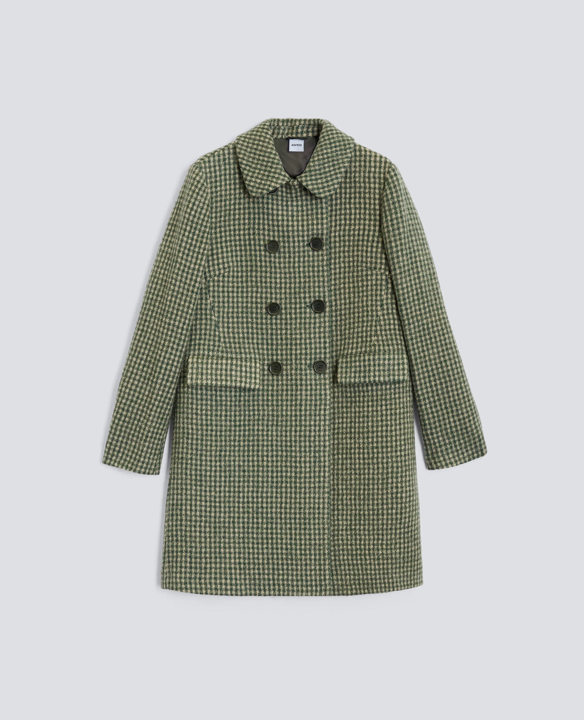 CAPPOTTO MOD.0757-VERDE/NATURALE-GREEN/NATURAL-VERDE/NATURAL-GRÜN/NATUR-VERT/NATUREL