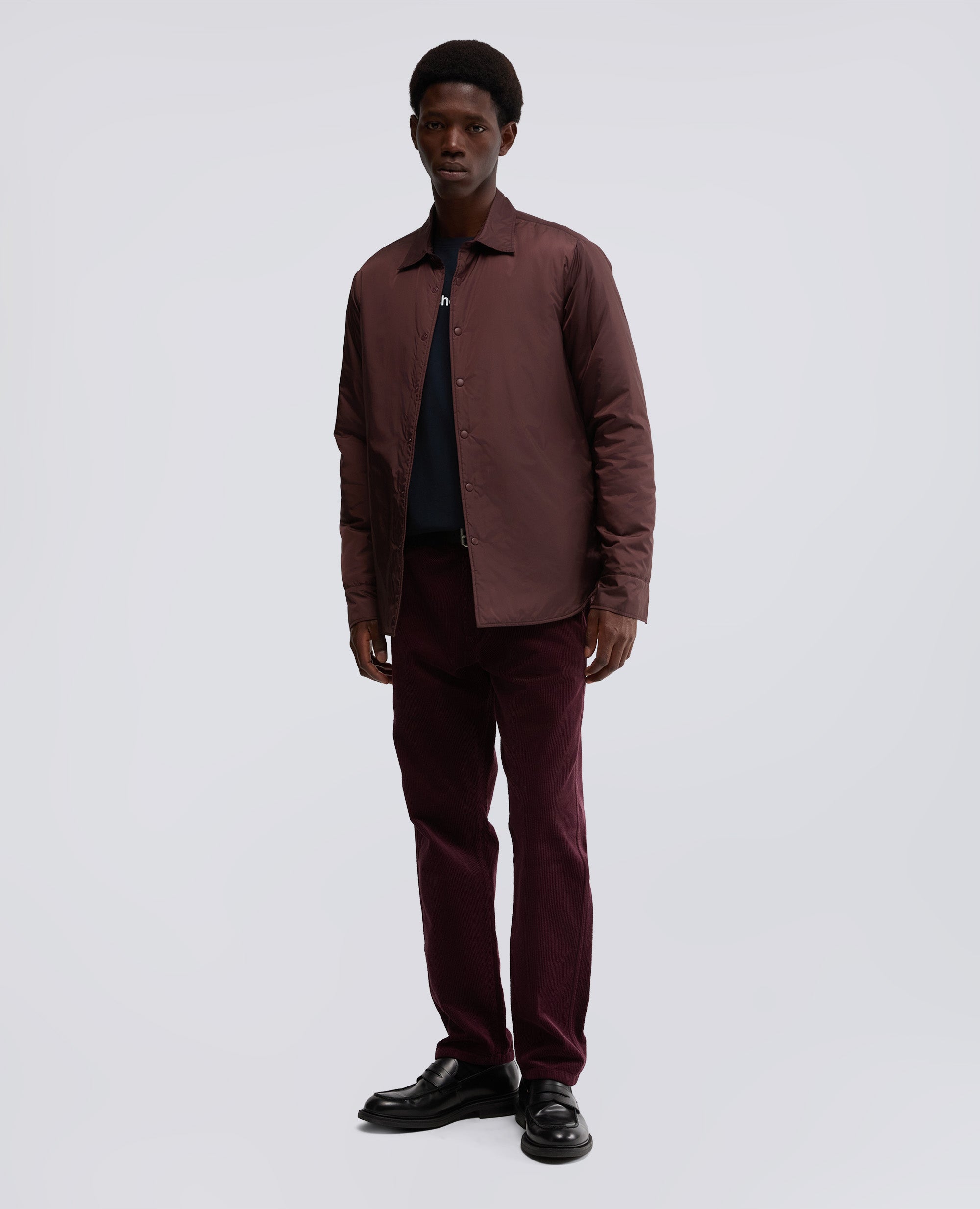 CAMICIA RE-SHIRT-BORDEAUX-BURGUNDY-BURDEOS-BURGUNDERROT-BORDEAUX