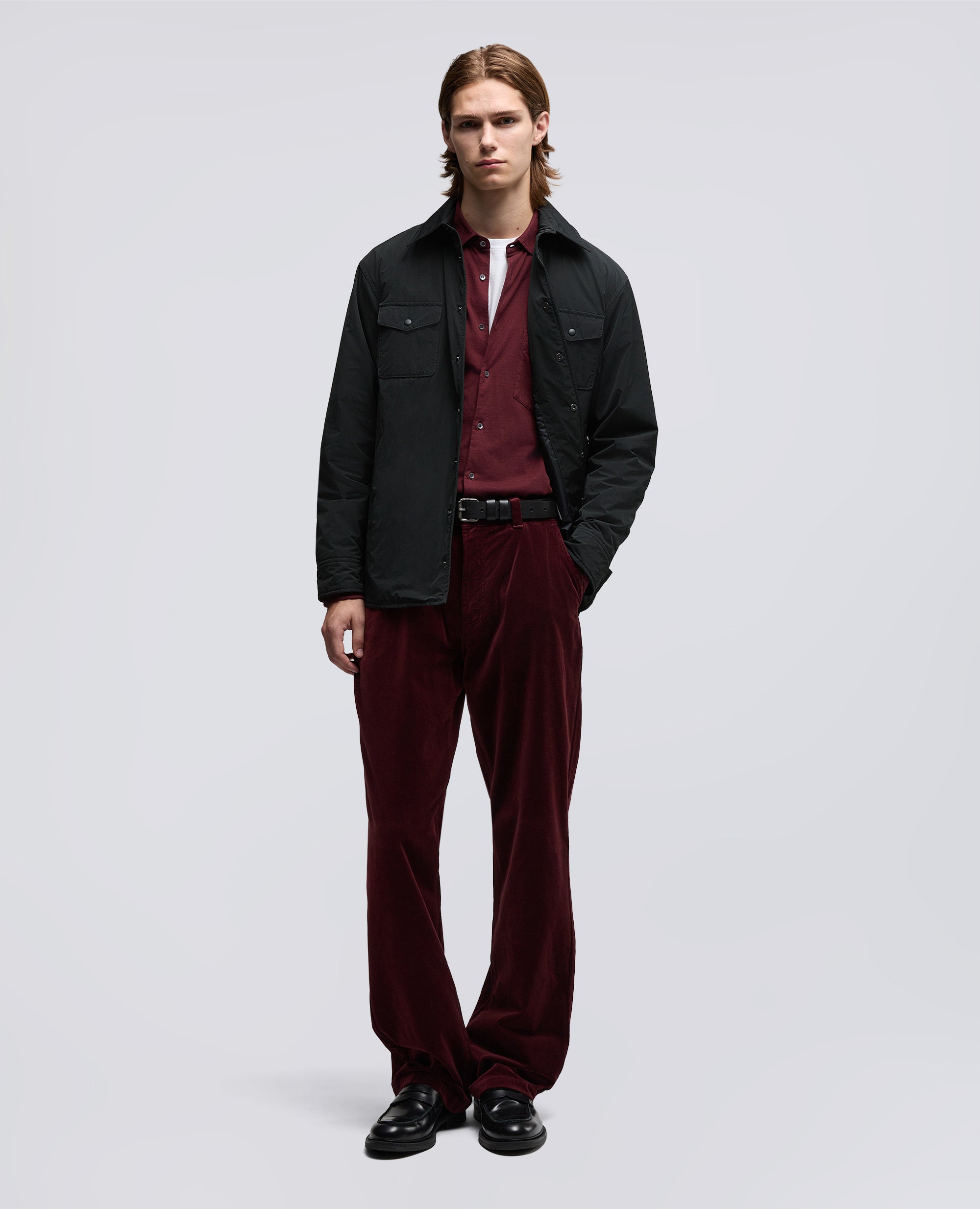 CAMICIA GILES-NERO-BLACK-NEGRO-SCHWARZ-NOIR