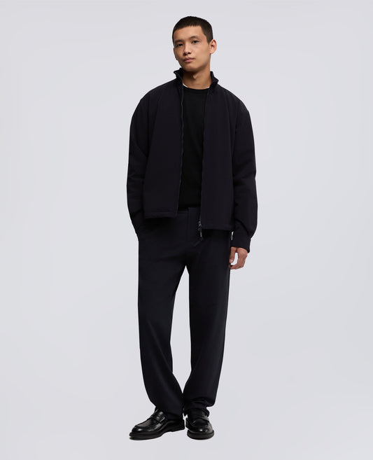 GIUBBOTTO MACK IN TWILL DI TESSUTO TECNICO-NAVY-NAVY-AZUL MARINO-NAVY-NAVY