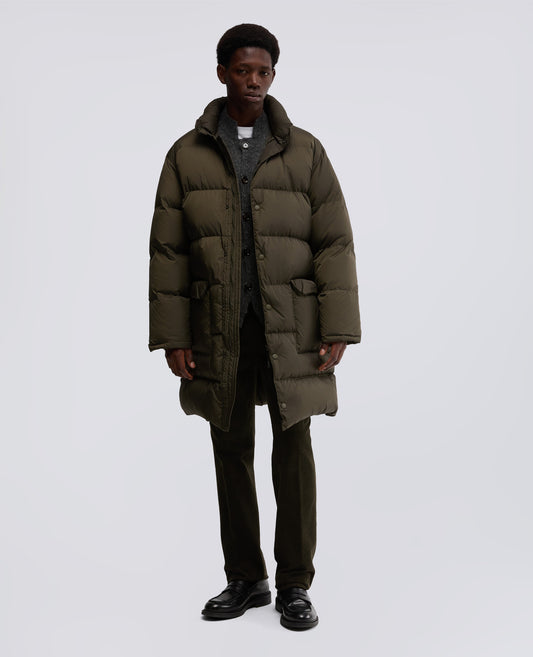 CAPPOTTO MOSCHINO IN NYLON RICICLATO-MILITARE-MILITARY-MILITAR-MILITAR-MILITAIRE