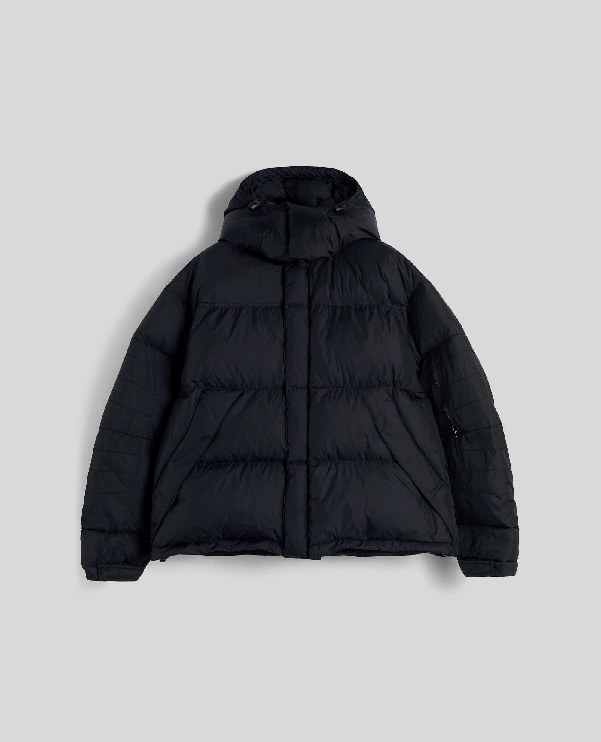 GIUBBOTTO PINGUINO IN NYLON RICICLATO-NERO-BLACK-NEGRO-SCHWARZ-NOIR