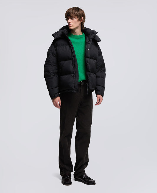 GIUBBOTTO PINGUINO IN NYLON RICICLATO-NERO-BLACK-NEGRO-SCHWARZ-NOIR