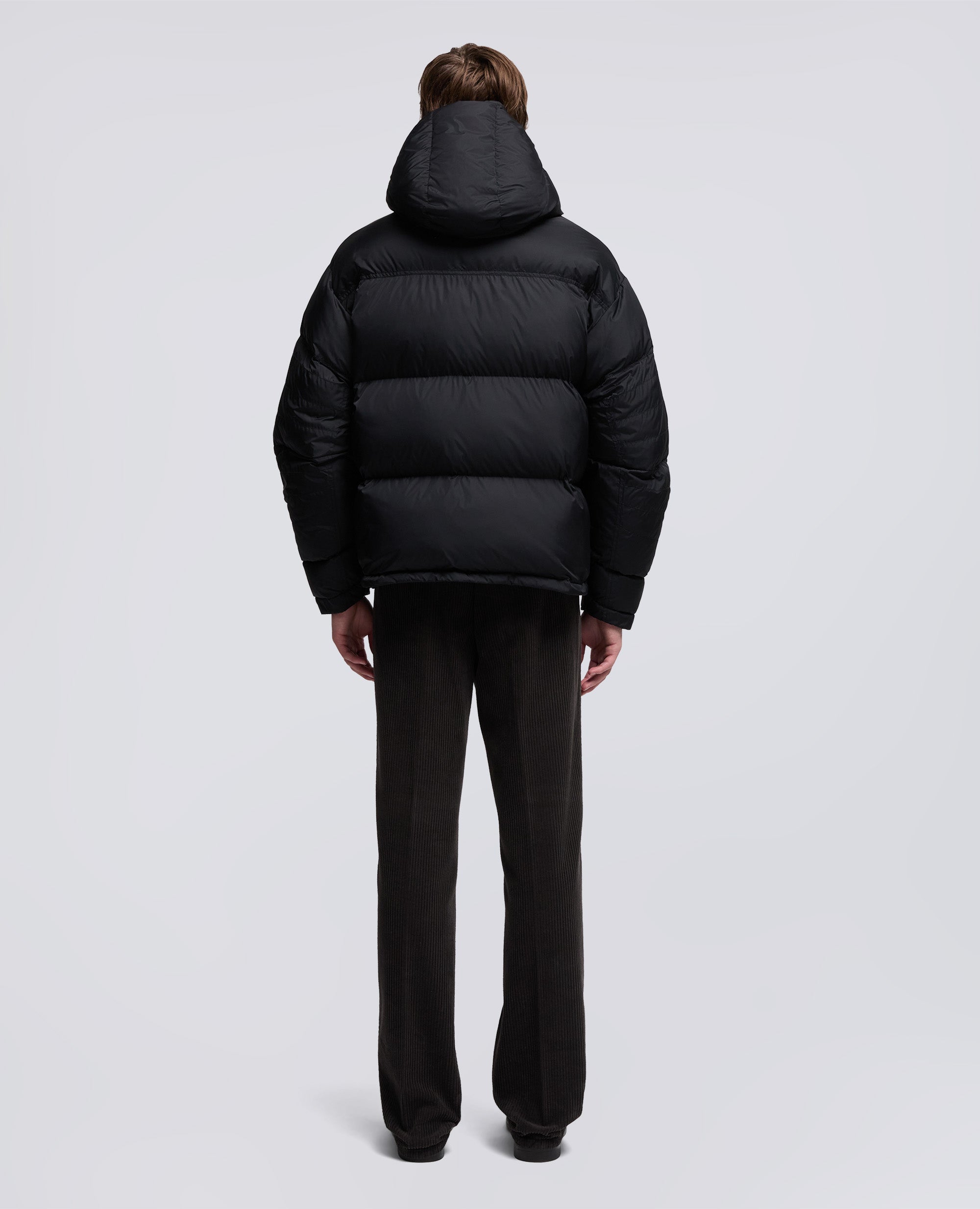 GIUBBOTTO PINGUINO IN NYLON RICICLATO-NERO-BLACK-NEGRO-SCHWARZ-NOIR
