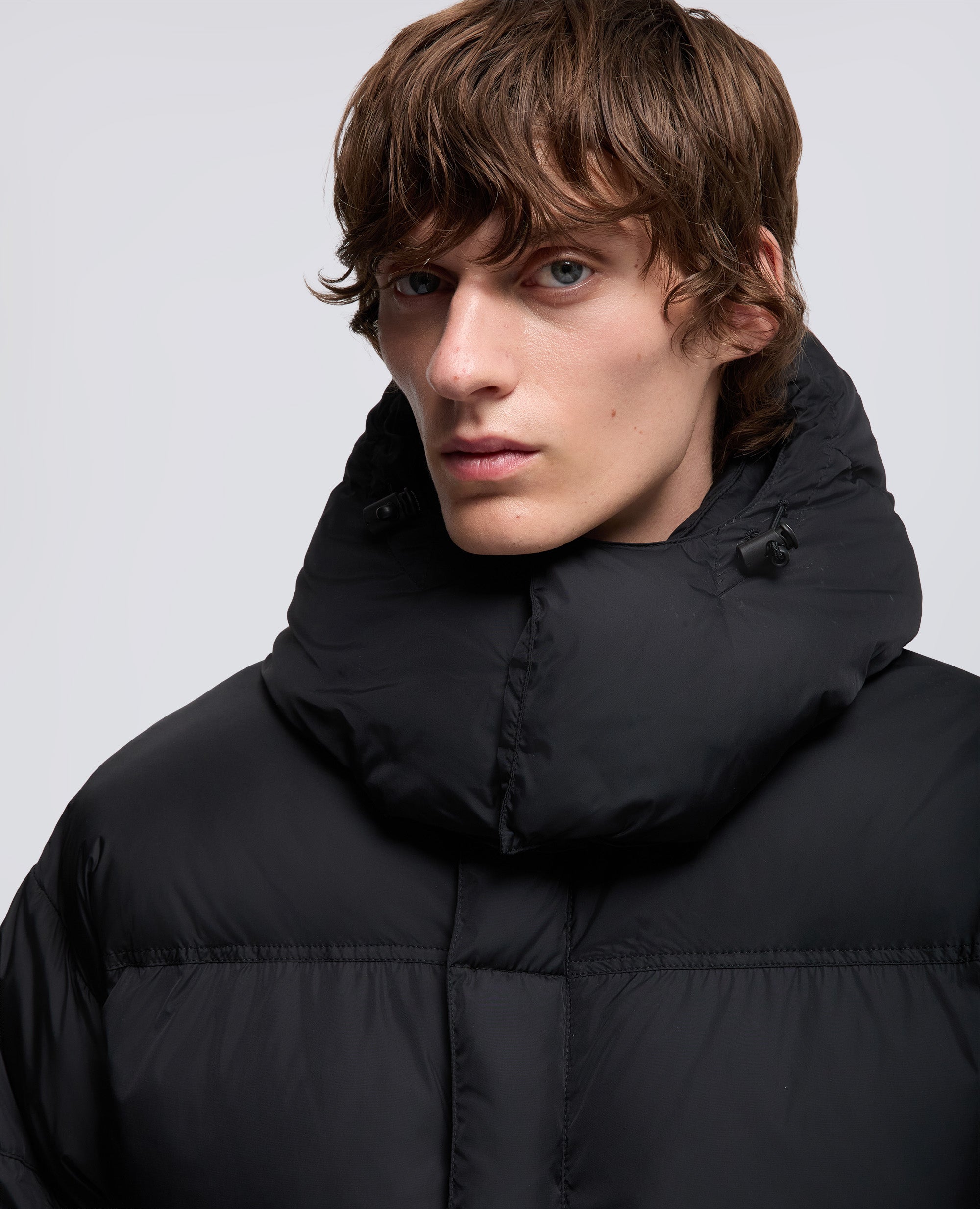 GIUBBOTTO PINGUINO IN NYLON RICICLATO-NERO-BLACK-NEGRO-SCHWARZ-NOIR