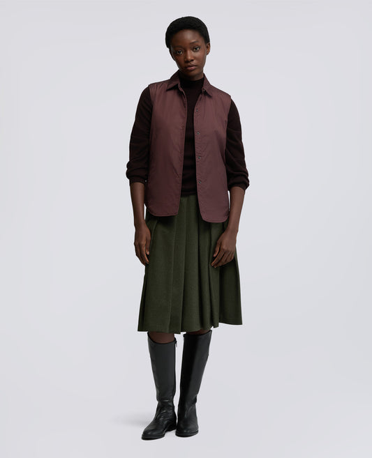 GILET DOT-BORDEAUX-BURGUNDY-BURDEOS-BURGUNDERROT-BORDEAUX