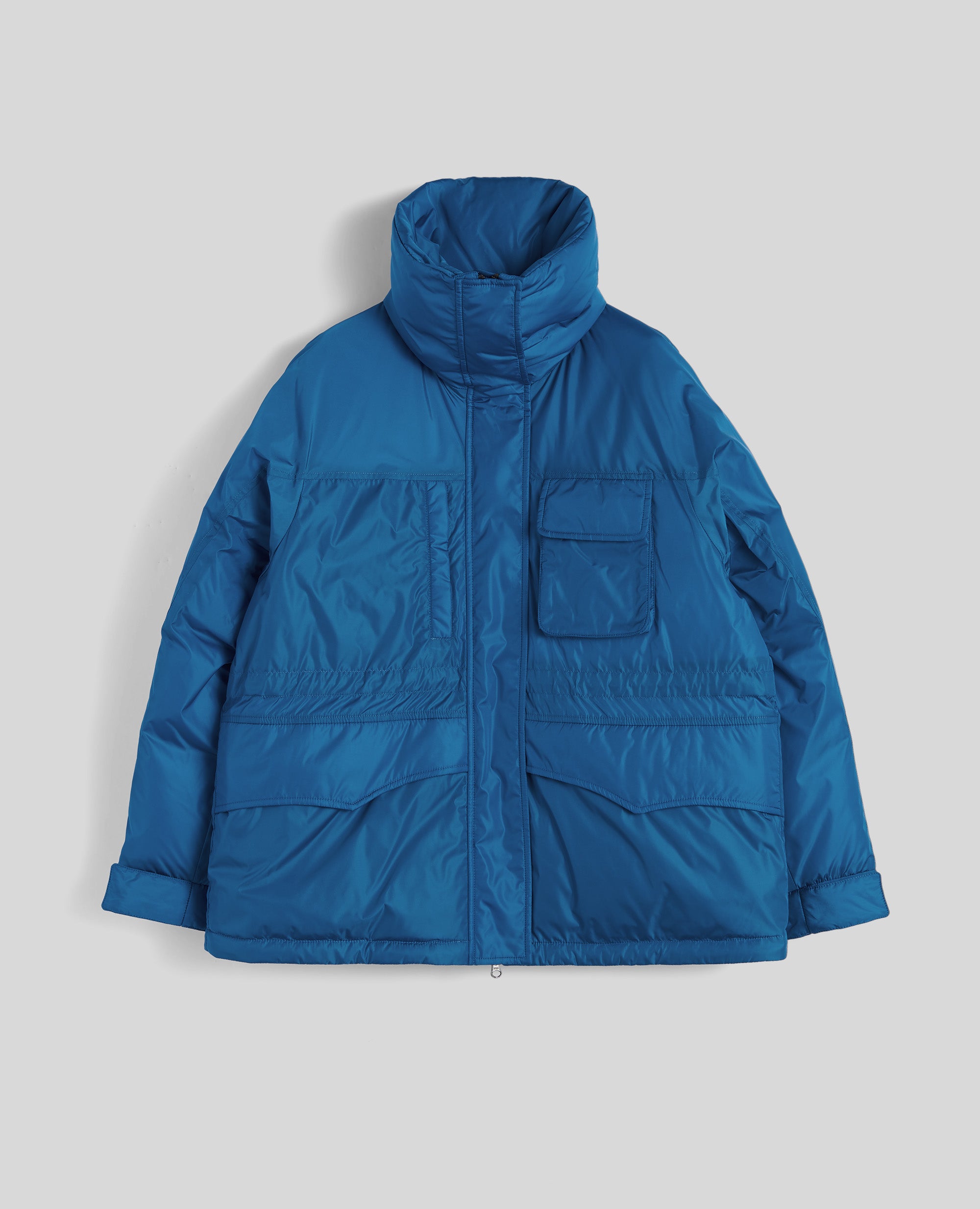 GIUBBOTTO CUBALIBRE IN NYLON RICICLATO-AZZURRO-SKY BLUE-AZUL CLARO-HIMMELBLAU-BLEU CIEL