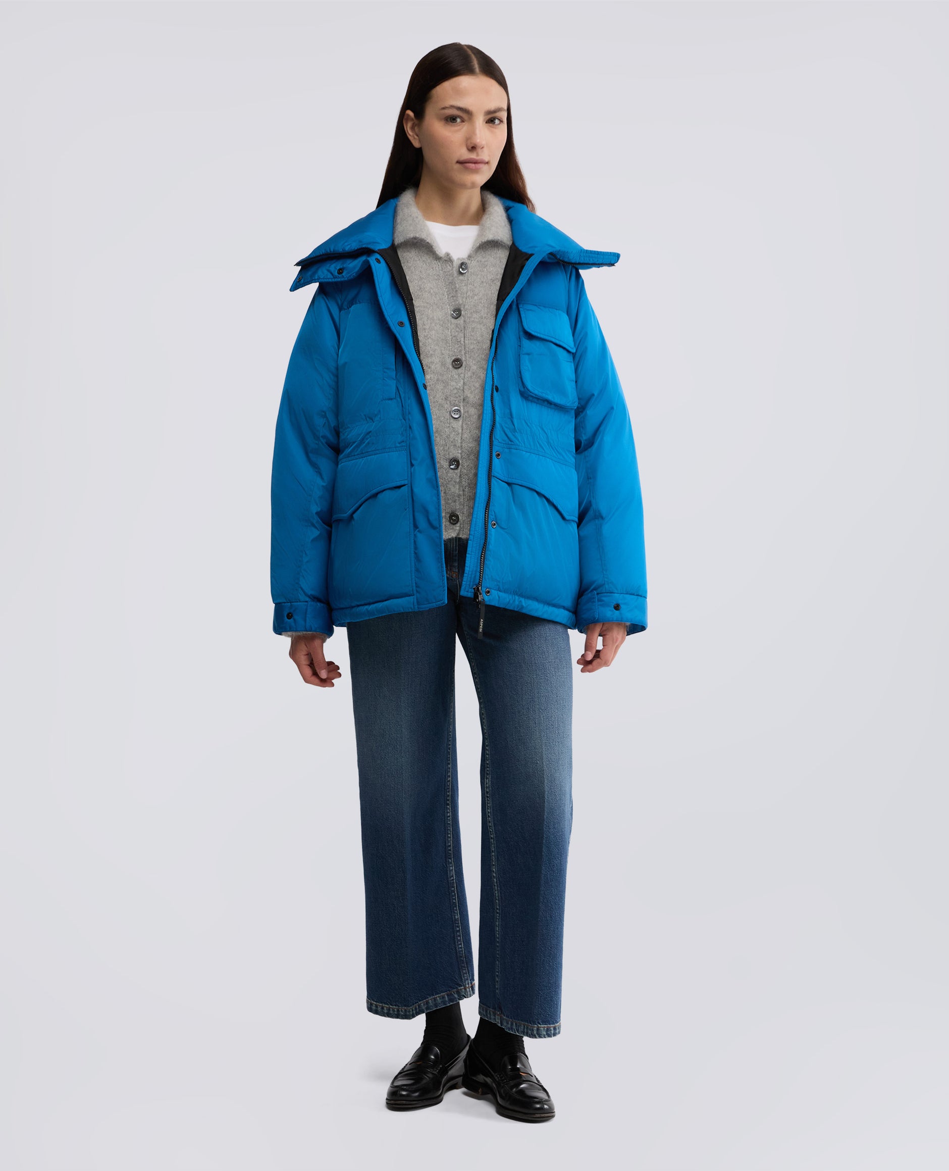 ジャケット ASPESI Women Jackets 0905 M07701098 BLUE Women's Jackets and Blazers – ASPESI