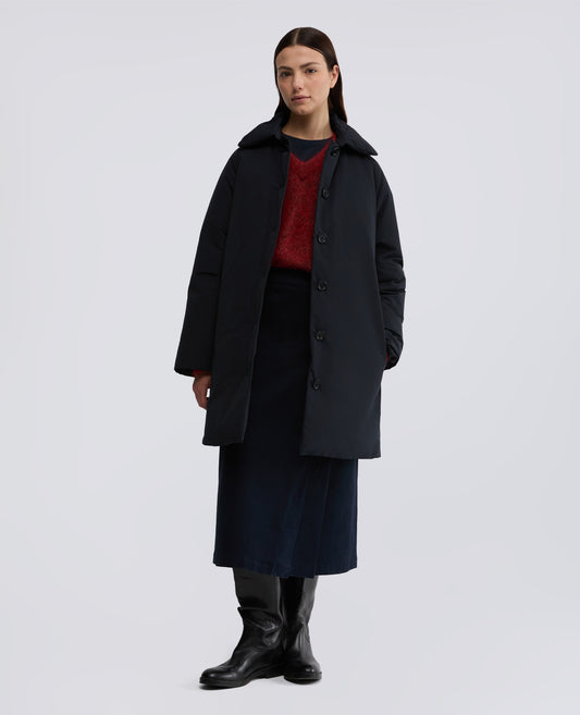 CAPPOTTO SANGRIA IN TELA DI MISTO COTONE-NAVY-NAVY-AZUL MARINO-NAVY-NAVY