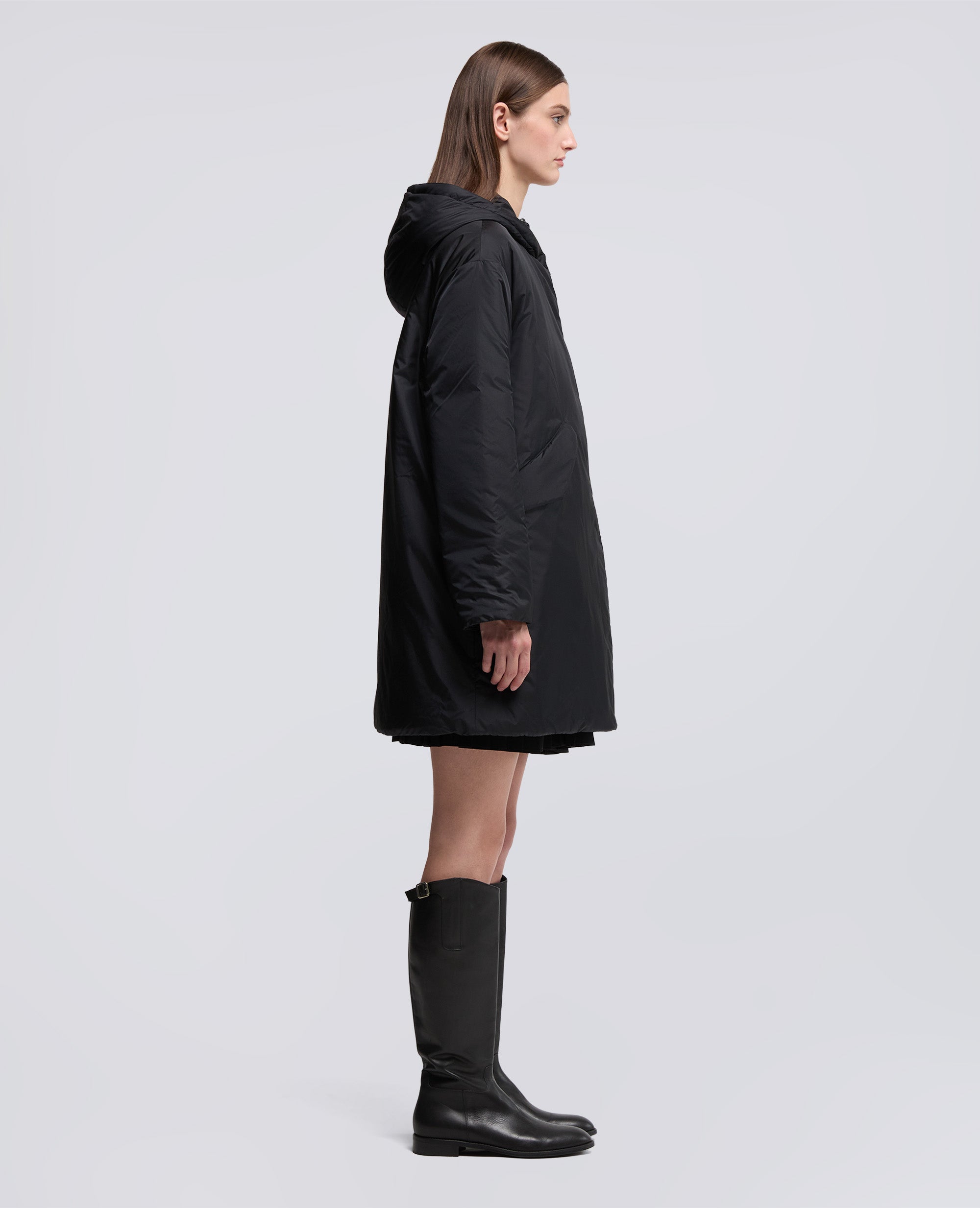 PARKA AMERICANO-NERO-BLACK-NEGRO-SCHWARZ-NOIR