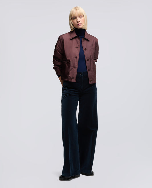 GIACCA IN NYLON-BORDEAUX-BURGUNDY-BURDEOS-BURGUNDERROT-BORDEAUX