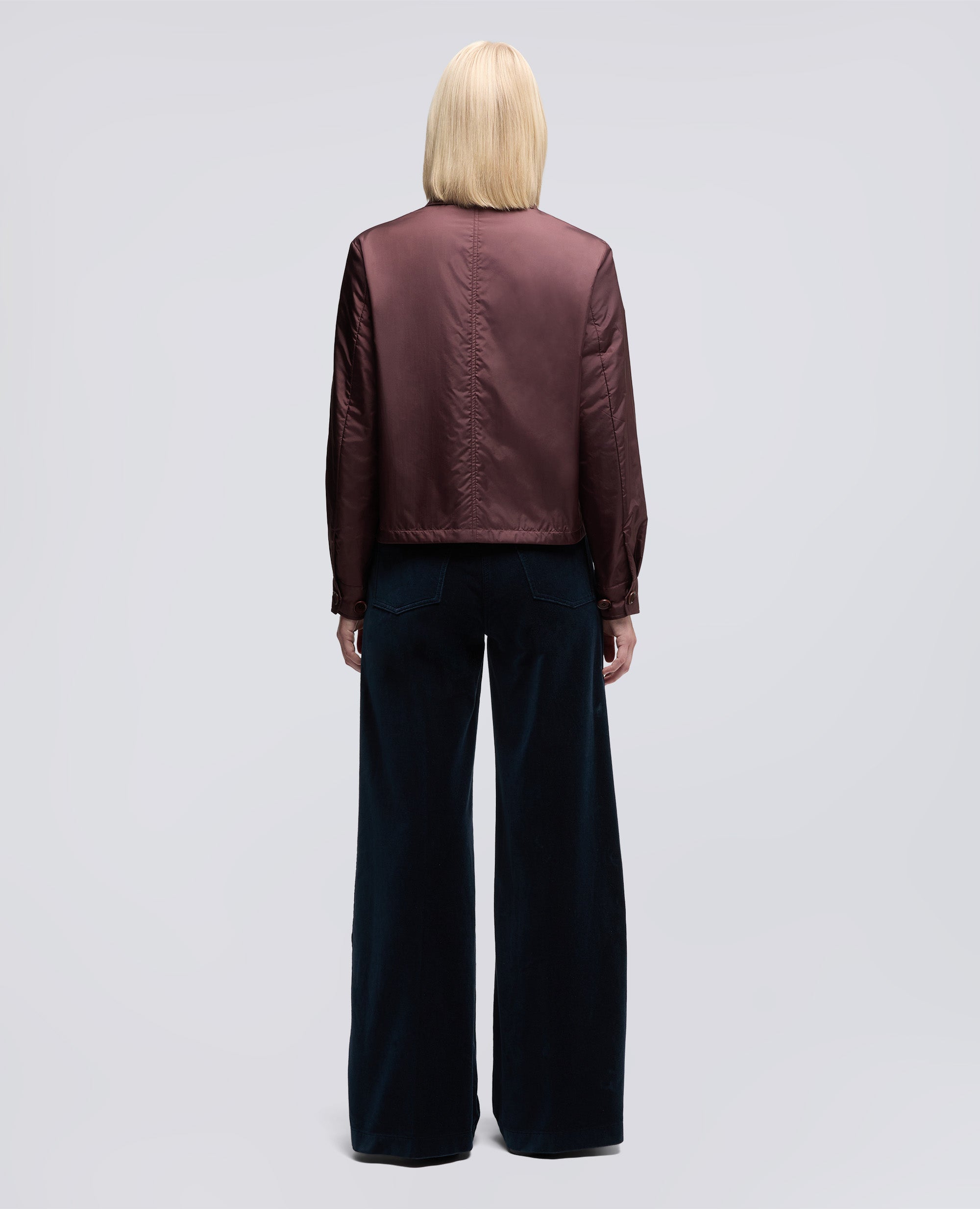 GIACCA IN NYLON-BORDEAUX-BURGUNDY-BURDEOS-BURGUNDERROT-BORDEAUX