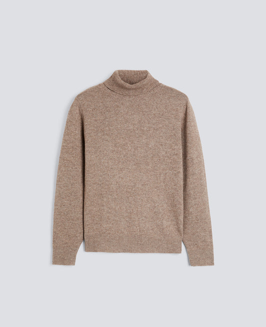 MAGLIA DOLCEVITA IN MISTO LANA, YAK E CASHMERE-TORTORA-DOVE GREY-T¢RTOLA-TAUBENGRAU-TOURTERELLE