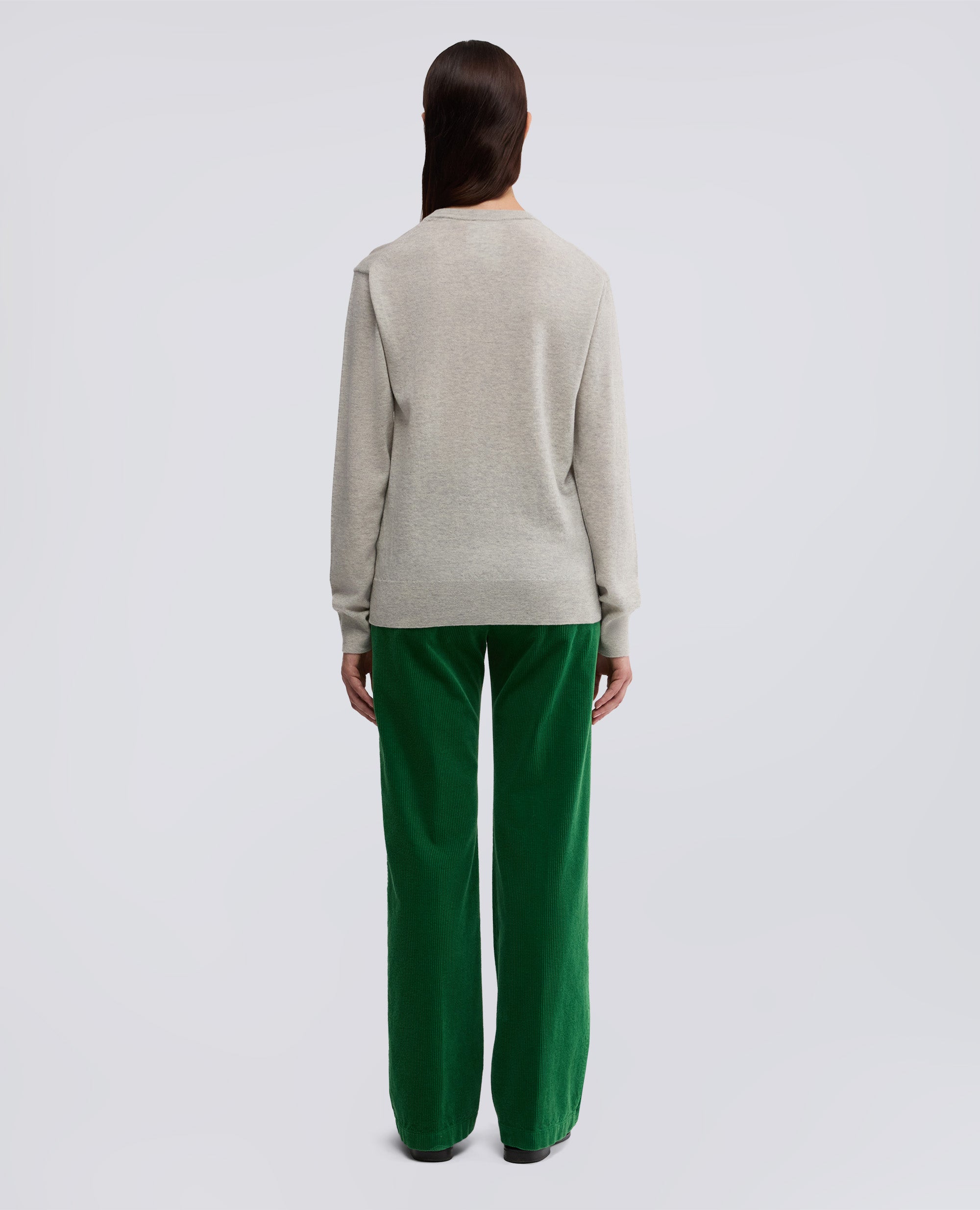 MAGLIA GIROCOLLO IN LANA E CASHMERE-MELANGE-MELANGE-MELANGE-MELANGE-MELANGE
