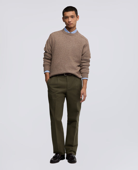 MAGLIA IN LANA E CASHMERE-TORTORA-DOVE GREY-T¢RTOLA-TAUBENGRAU-TOURTERELLE