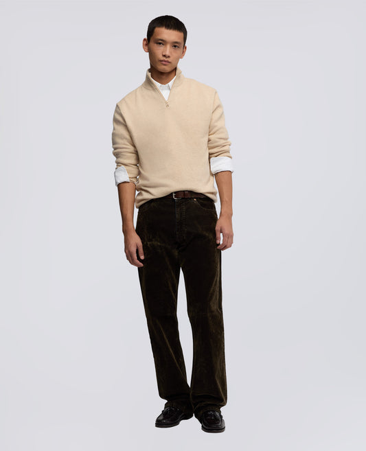 MAGLIA CON COLLO ALTO-NATURALE-NATURAL-NATURAL-NATURLICH-NATUREL