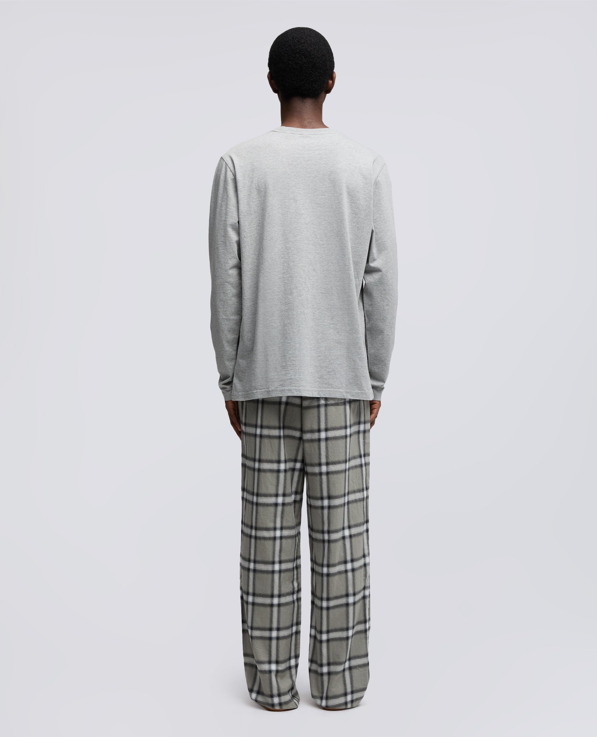 T-SHIRT A MANICHE LUNGHE SILENZIO-GRIGIO-GREY-GRIS-GRAU-GRIS