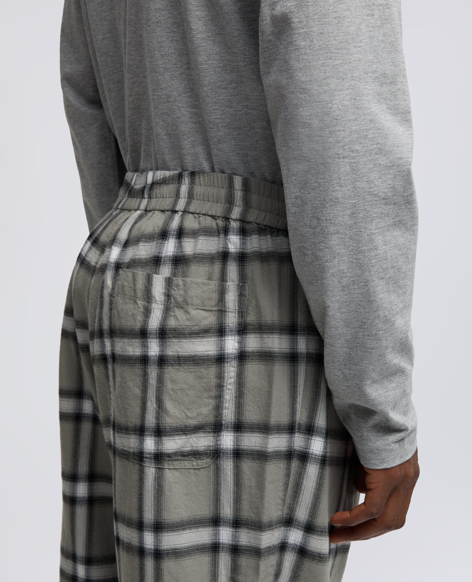 T-SHIRT A MANICHE LUNGHE SILENZIO-GRIGIO-GREY-GRIS-GRAU-GRIS