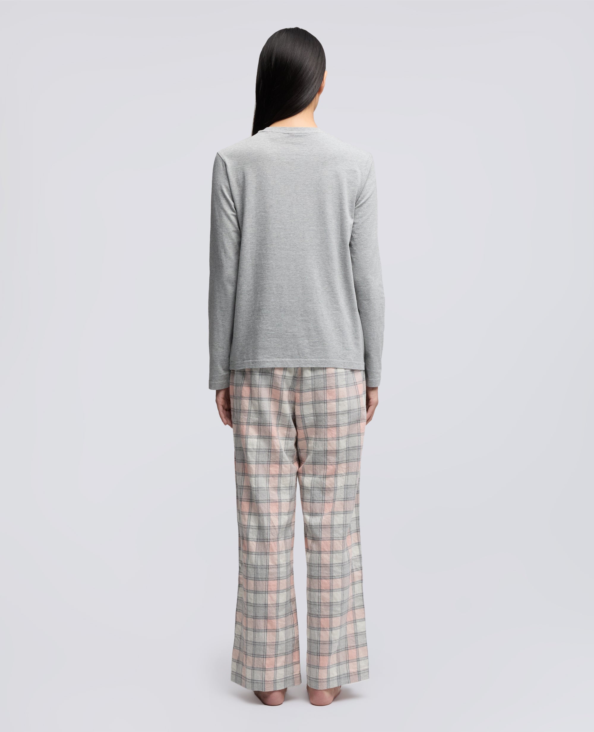 T-SHIRT A MANICHE LUNGHE SILENZIO-ROSA-PINK-ROSA-ROSA-ROSE