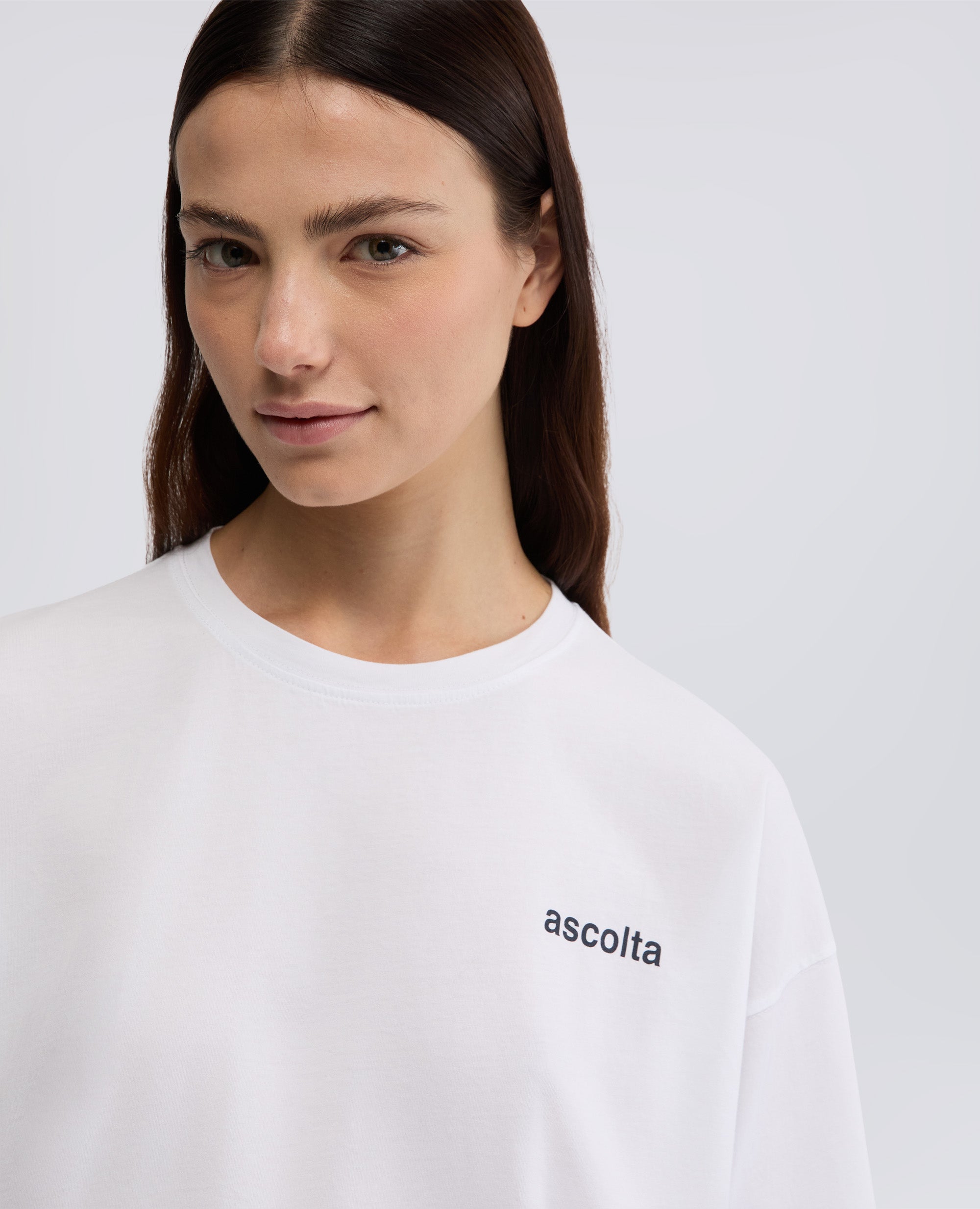 T-SHIRT GIROCOLLO IN JERSEY-BIANCO-WHITE-BLANCO-WEISS-BLANC