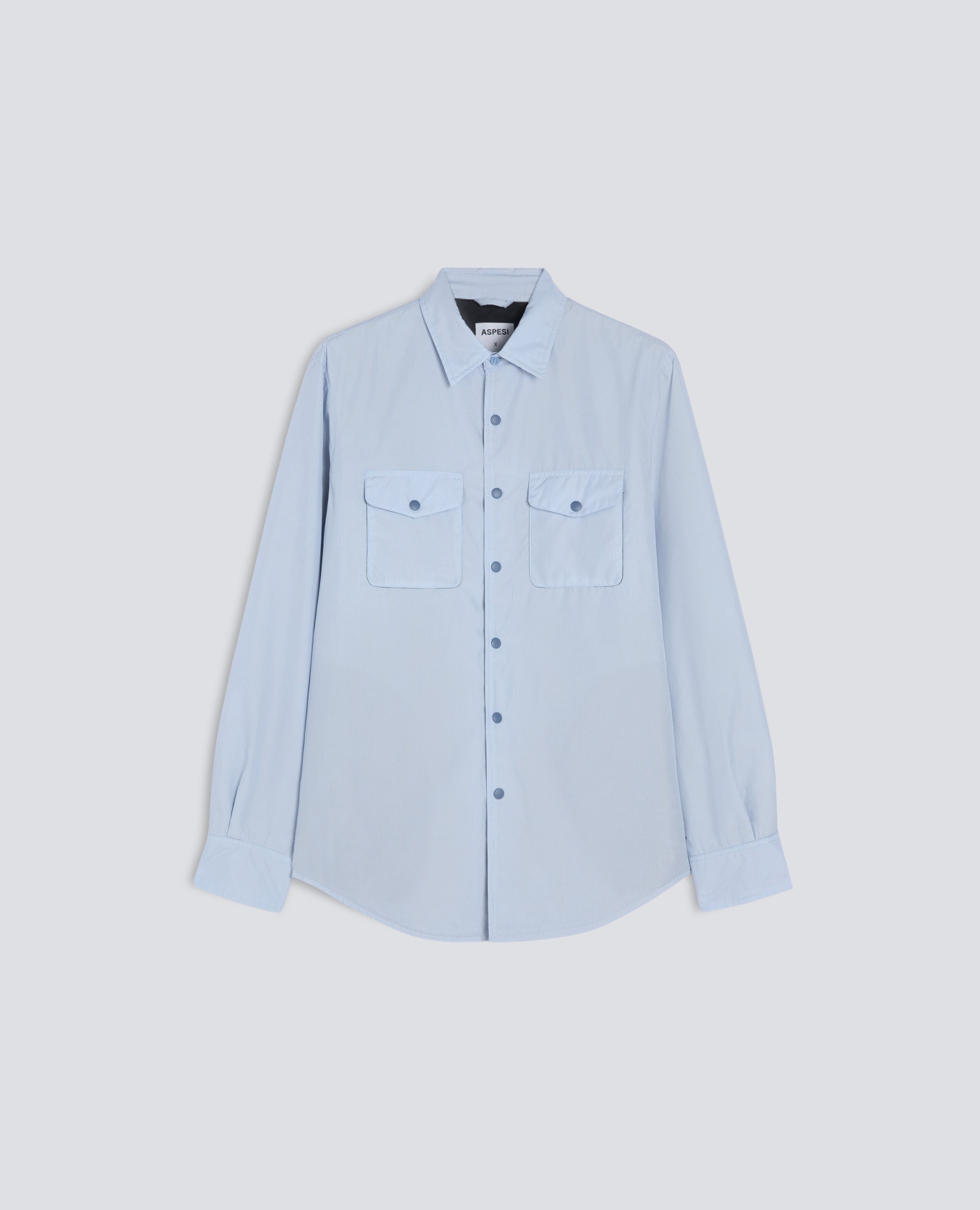 CAMISA 13PIU' <HERE IS THE SEA> - AZUL - ASPESI
