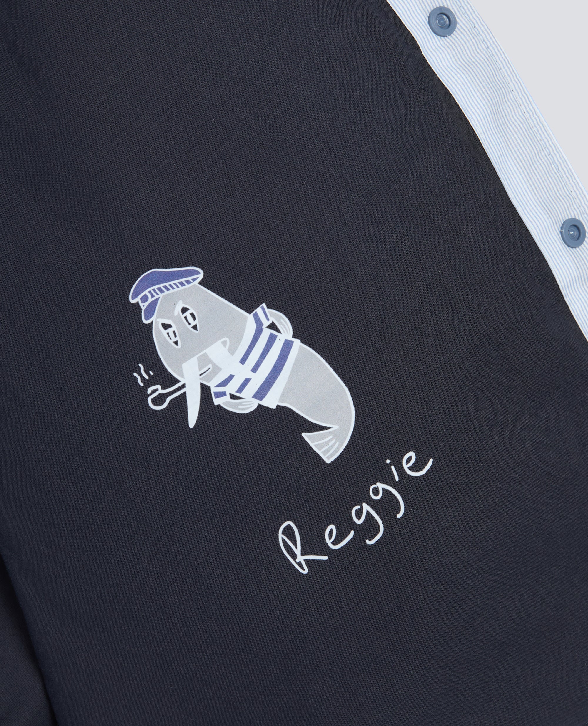 CAMISA 13PIU' <HERE IS THE SEA> - AZUL - ASPESI