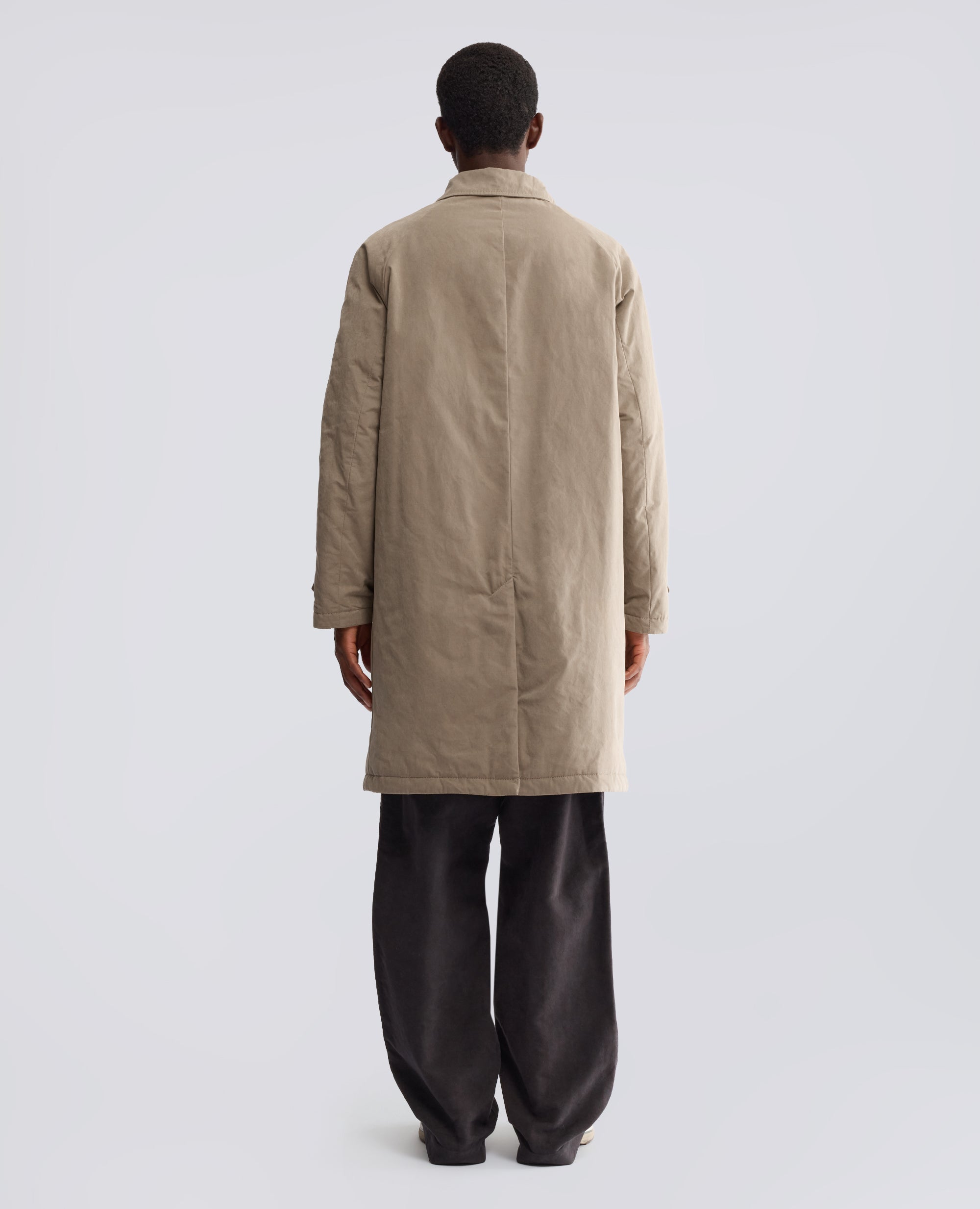 CAPPOTTO MONO PETTO IN TELA DRY WAX IMBOTTITO CON OVATTA THERMORE - BEIGE - ASPESI