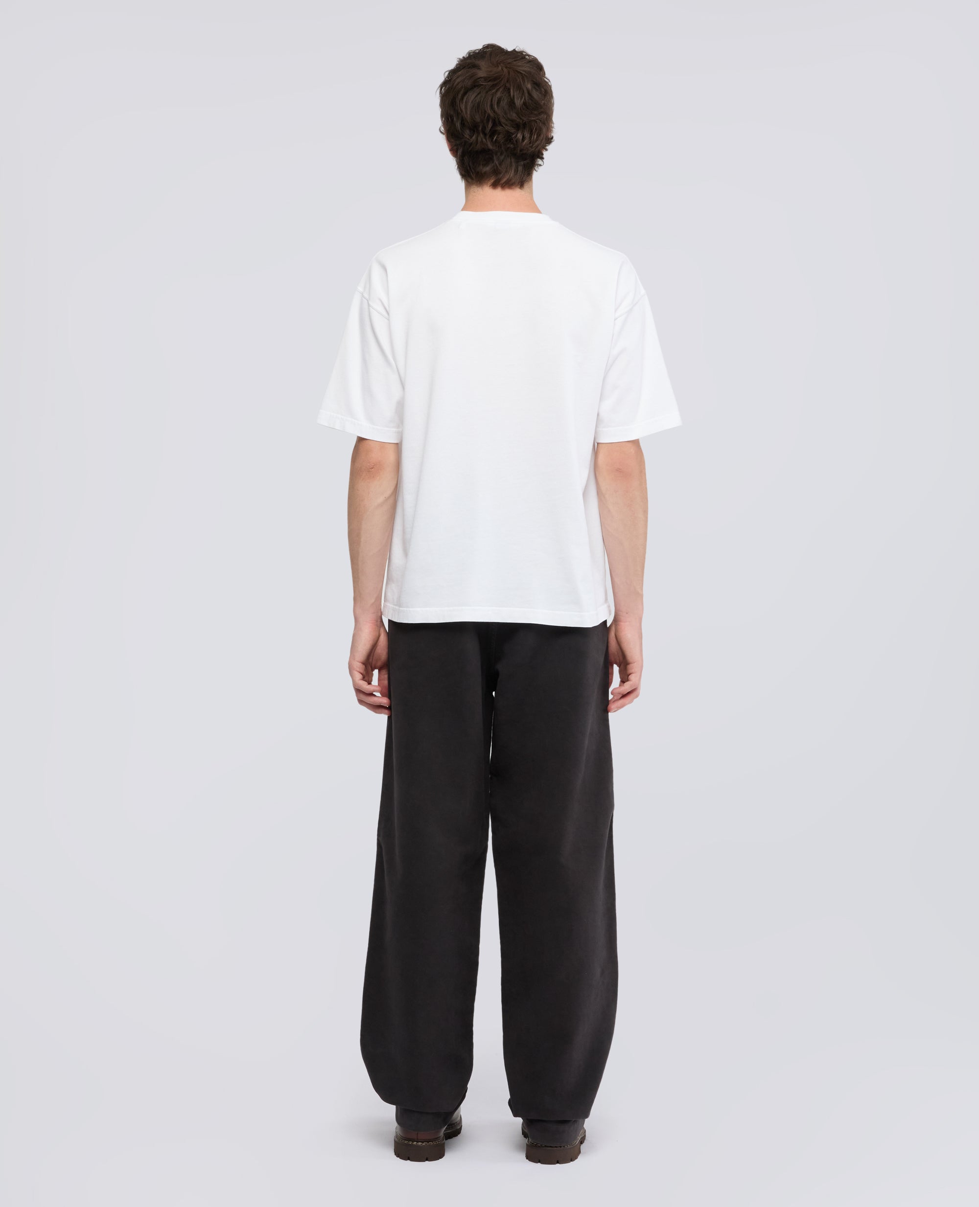 T-SHIRT IN JERSEY DI COTONE TINTO CAPO - BIANCO - ASPESI