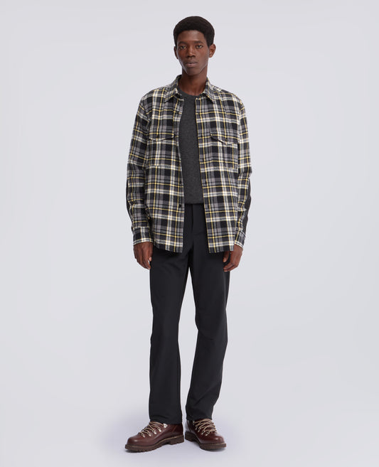 CAMICIA IN FLANELLA CHECK DI COTONE GARZATA - MULTICOLOR - ASPESI