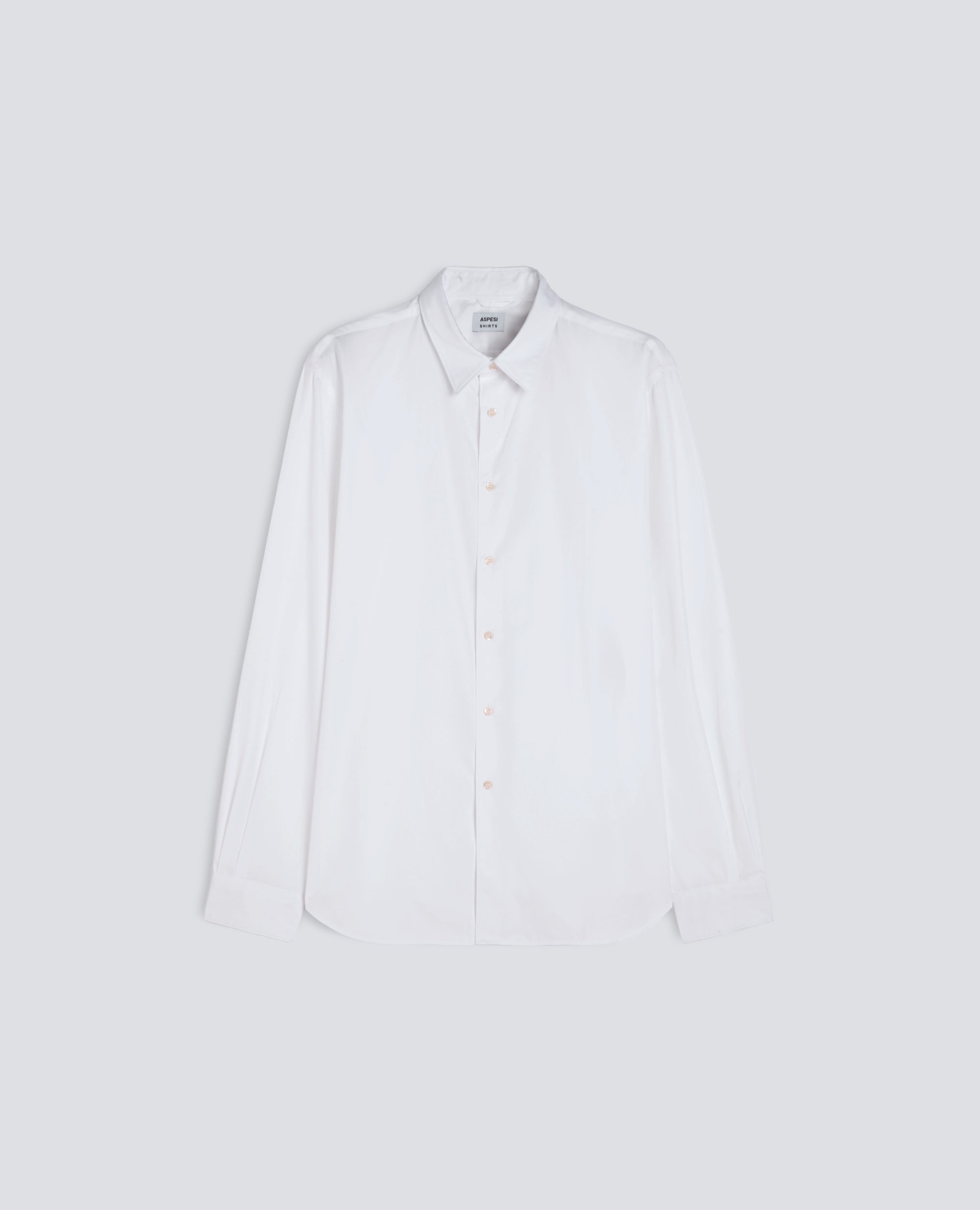 CAMICIA IN POPELINE DI COTONE - BIANCO - ASPESI