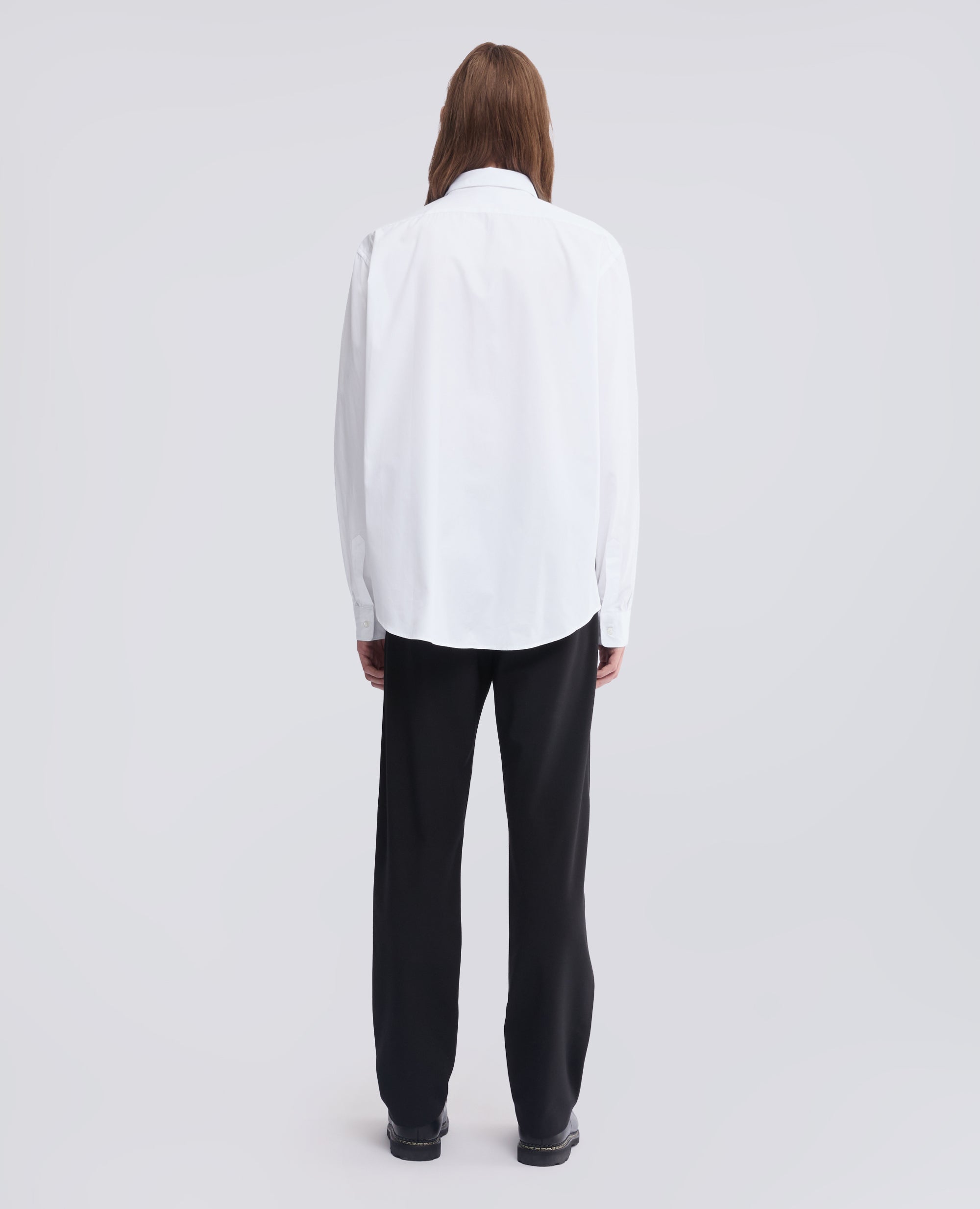 CAMICIA IN POPELINE DI COTONE - BIANCO - ASPESI