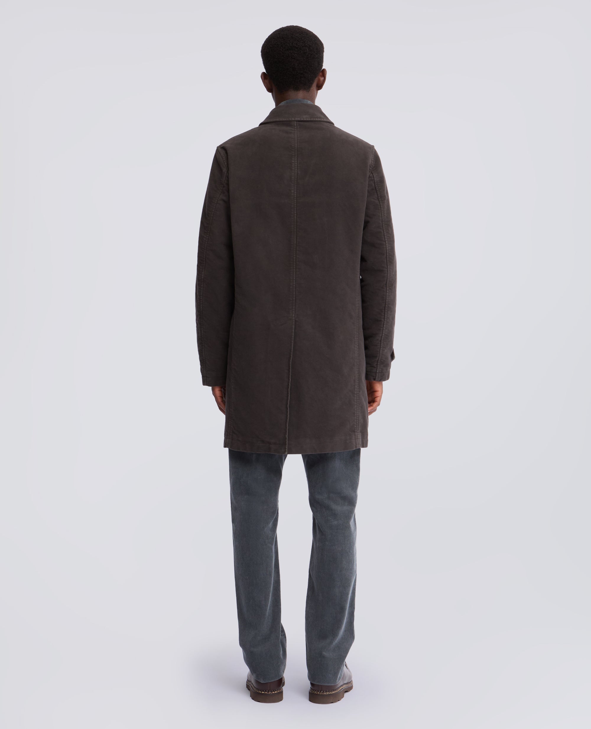 CAPPOTTO PERFETTO IN FUSTAGNO DI COTONE - MARRONE - ASPESI