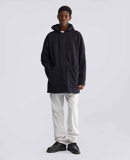 PARKA IN LODEN DI LANA E ALPACA CON OVATTA THERMORE® - BLU - ASPESI
