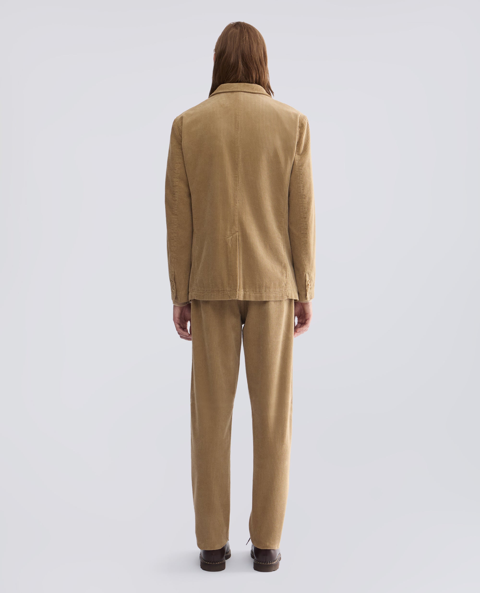 VESTE EN VELOURS COTELE - BEIGE - ASPESI