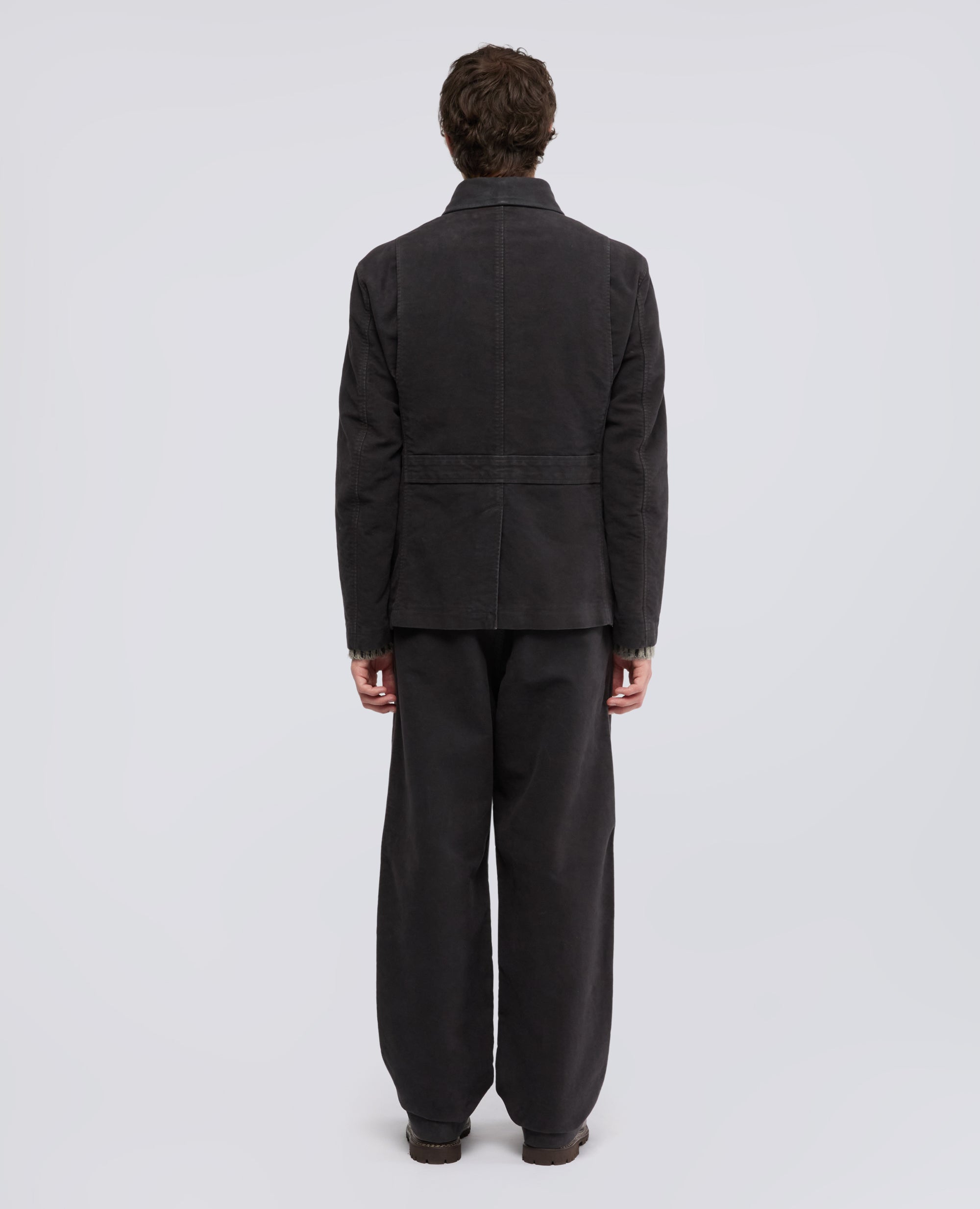 GIACCA WORKWEAR IN FUSTAGNO DI COTONE - MARRONE - ASPESI